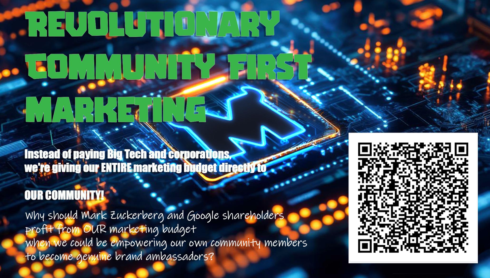 Revolutionary Community-First Marketing: Why We're Giving Our Entire Marketing Budget to YOU Instead of Corporate Giants