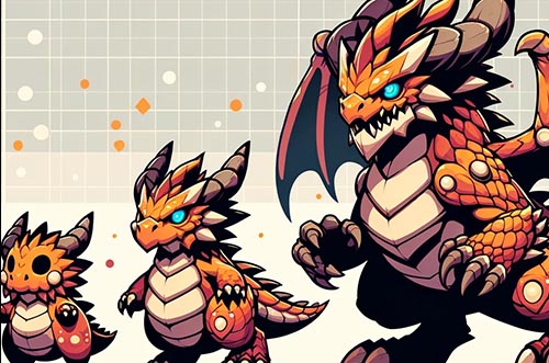 Evolving Characters