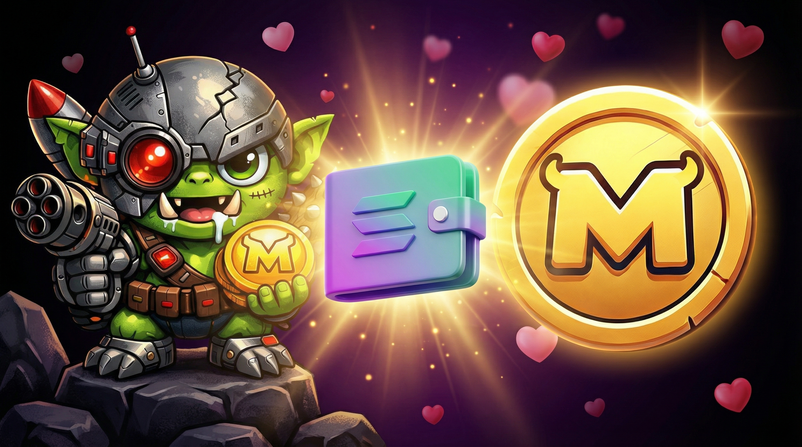 Baby Mash Valentine's Launch - Connect your Solana wallet and join the Monster Mash